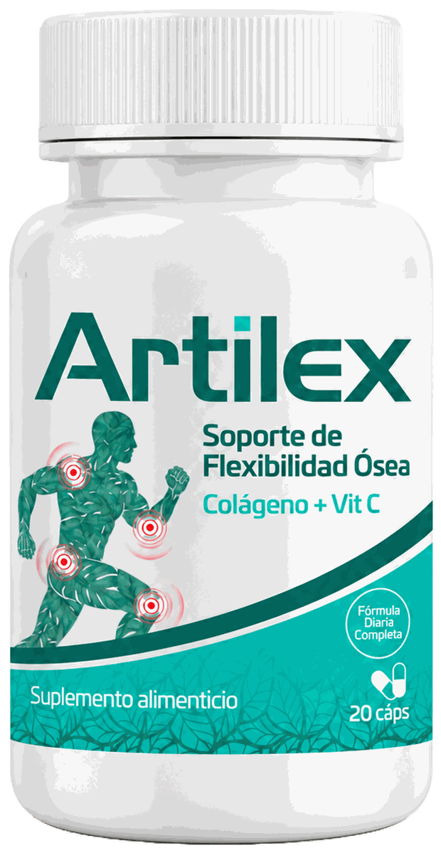 Artilex Capsules, frasco de 20 cápsulas con colágeno y vitamina C